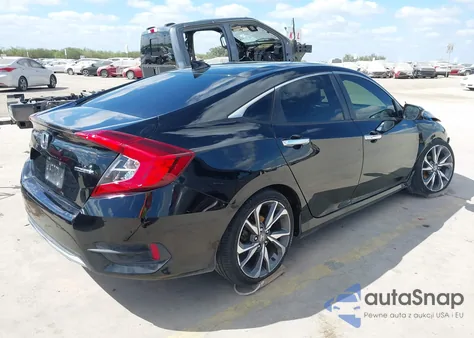 2019 Honda Civic Touring from USA, damaged, VIN JHMFC1F97KX013771